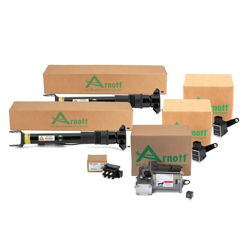 Mercedes Shock Absorber Kit - Rear (with Air Suspension Airmatic and ADS) 164320120480 - Arnott 4001662KIT